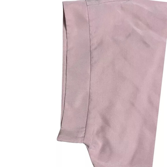 Eileen Fisher Sandwashed Tencel Blouse Bateau Neck Top Women M Pink - Picture 5 of 9